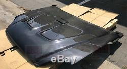 Mugen Style Carbon Fiber Hood for 1992 1995 Honda Civic Coupe HatchBack(2/3dr)