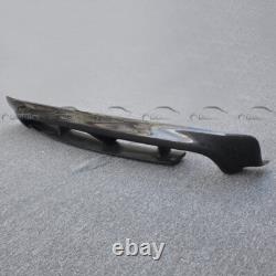 Mugen Style For 06+ Honda Civic 8th Carbon Fiber & FRP Rear Bumper Lip Diffuser
