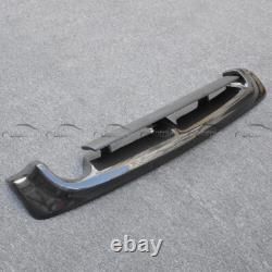 Mugen Style For 06+ Honda Civic 8th Carbon Fiber & FRP Rear Bumper Lip Diffuser