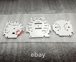 Mugen Style Gauge Cluster Overlays 220 km/h 10k rpm for 96-00 Honda Civic EK EJ