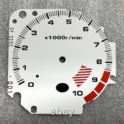 Mugen Style Gauge Cluster Overlays 220 km/h 10k rpm for 96-00 Honda Civic EK EJ