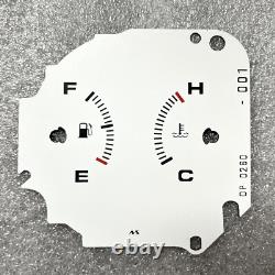 Mugen Style Gauge Cluster Overlays 220 km/h 10k rpm for 96-00 Honda Civic EK EJ
