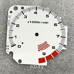 Mugen Style Gauge Cluster Overlays 220 km/h 9k rpm for 96-00 Honda Civic EK