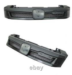 Mugen Style Grill for 2012 Honda Civic Sedan Unpainted w Carbon Print Overlay