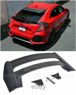 Mugen Style Rear Spoiler Roof Abs Plastic Wing For CIVIC Hatchback 5dr 17-up Jdm