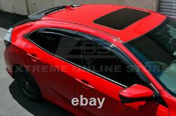 Mugen Style Rear Spoiler Roof Wing Abs Plastic Civic Hatchback 5dr 17-UP JDM