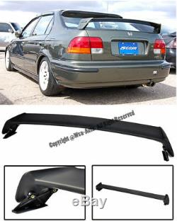 Mugen Style Rear Spoiler Roof Wing Abs Plastic For CIVIC Sedan 4dr 1996-2000