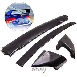 Mugen Style Rear Trunk Spoiler Wing Lip Unpainted For Honda Civic Sedan 06-11