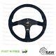 Mugen Style Universal Suede Steering Wheel For Honda Civic Integra S2000 Prelude