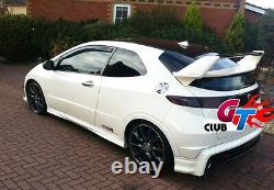 Mugen Style Unpainted Half Carbon Rear Wing Spoiler For Honda CIVIC Euro Fn1 Fn2