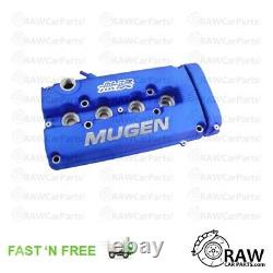 Mugen Style Valve Rocker Engine Cover for Honda B16 B18 VTEC Blue Civic Integra