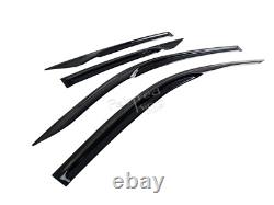 Mugen Style Window Visors Rain Sun Guard 16-20 Fits Honda Civic 10th 2D Coupe