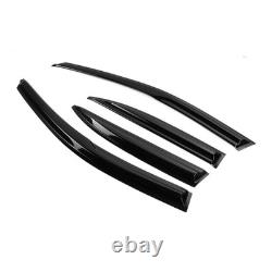 Mugen Window Visors for Honda Civic FD6 2006-2011 4 pcs Piano Black Rain Guards