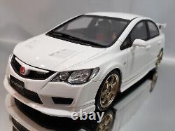 NEW 118 JDM Mugen Honda Civic Type R FD2 White Resin Model OTTOmobile Rare