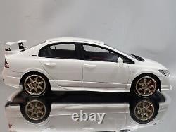 NEW 118 JDM Mugen Honda Civic Type R FD2 White Resin Model OTTOmobile Rare