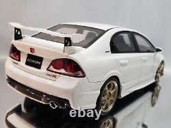 NEW 118 JDM Mugen Honda Civic Type R FD2 White Resin Model OTTOmobile Rare