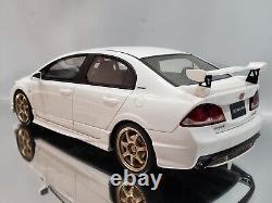 NEW 118 JDM Mugen Honda Civic Type R FD2 White Resin Model OTTOmobile Rare