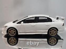 NEW 118 JDM Mugen Honda Civic Type R FD2 White Resin Model OTTOmobile Rare