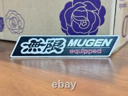 NEW JDM MUGEN Equipped Emblem Badge Decal Honda eg ek dc2 dc5 crx civic nsx RARE