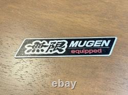 NEW JDM MUGEN Equipped Emblem Badge Decal Honda eg ek dc2 dc5 crx civic nsx RARE