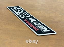 NEW JDM MUGEN Equipped Emblem Badge Decal Honda eg ek dc2 dc5 crx civic nsx RARE