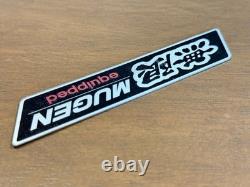 NEW JDM MUGEN Equipped Emblem Badge Decal Honda eg ek dc2 dc5 crx civic nsx RARE