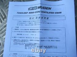 NEW JDM Mugen Window Visors For Honda Type-R Civic Sedan FD2 FD1 FD3 FA1