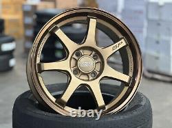 New 16x7J 4x100 4 pcs Mugen GP Design BRONZE (4 Wheel) Honda Fit Civic Insight