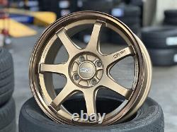 New 16x7J 4x100 4 pcs Mugen GP Design BRONZE (4 Wheel) Honda Fit Civic Insight