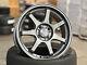 New 16x7j 4x100 4 Pcs Mugen Gp Design Grey (4 Wheel) Fit Honda Civic Insight