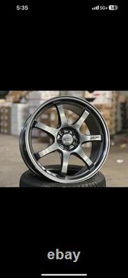 New 18x8.5J Mugen GP (4 Wheel) GREY 5x114.3 Honda Civic HRV Integra CRV Acura