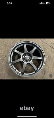 New 18x8.5J Mugen GP (4 Wheel) GREY 5x114.3 Honda Civic HRV Integra CRV Acura