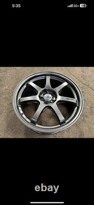 New 18x8.5J Mugen GP (4 Wheel) GREY 5x114.3 Honda Civic HRV Integra CRV Acura