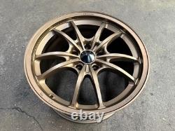 New 18x9.5 ET40 5x120 AOW MUGEN MF10 Wheel Honda CIVIC TYPE R FK8 FL5 Bronze
