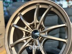 New 18x9.5 ET40 5x120 AOW MUGEN MF10 Wheel Honda CIVIC TYPE R FK8 FL5 Bronze