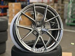 New 19x9.5 Overdrive FORGED Mugen FL5 (4 Wheel) 5x120 fit Honda Civic Type R FK8