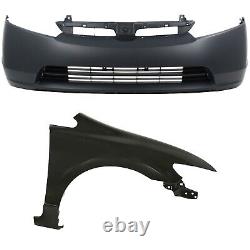 New Auto Body Repairs Set of 2 Front Passenger Right Side RH Hand Sedan Pair