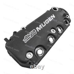 New MUGEN Racing Rocker Engine Valve Cover Black For Civic D16Y8 D16Y7 VTEC SOHC