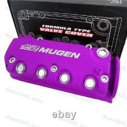 New Purple MUGEN Racing Engine Valve Cover For Honda Civic D16Y8 D16Y7 VTEC SOHC