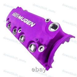 New Purple MUGEN Racing Engine Valve Cover For Honda Civic D16Y8 D16Y7 VTEC SOHC