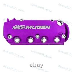 New Purple MUGEN Racing Engine Valve Cover For Honda Civic D16Y8 D16Y7 VTEC SOHC