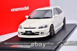 ONE MODEL 118 HONDA CIVIC EK9 MUGEN White