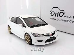 OTTO 118 Mugen Honda Civic Type R(FD2) 2007 Champion White / Ottomobile OT941