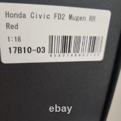 One model 1/18 Honda CIVIC FD2 MUGEN RR Red