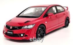 Otto 1/18 Honda Civic Mugen RR FD2 Milano Red 2008 Resin Scale Model Car