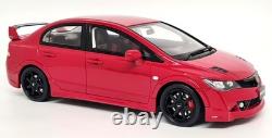 Otto 1/18 Honda Civic Mugen RR FD2 Milano Red 2008 Resin Scale Model Car