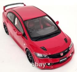 Otto 1/18 Honda Civic Mugen RR FD2 Milano Red 2008 Resin Scale Model Car