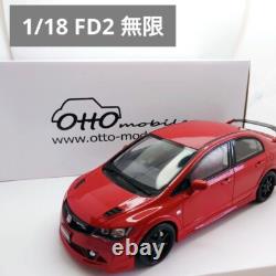 Otto Mobile 1/18 Honda Civic Mugen RR FD2 2008 (Red) Resin Model Car OttoMobile