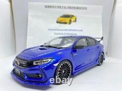 Otto Ot987 2020 Honda CIVIC Fk8 Type R Mugen Blue Metallic 118 Scale