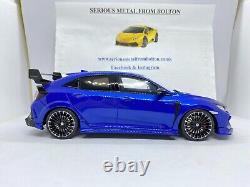 Otto Ot987 2020 Honda CIVIC Fk8 Type R Mugen Blue Metallic 118 Scale